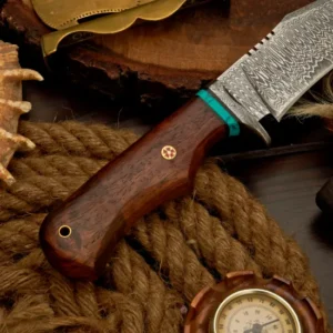 Hunter Knife (Raindrop Pattern) — Where Elegance Meets Edge