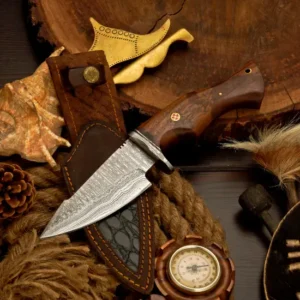 Hunter Knife (The Wootz Forge) — Traditionally Forged in Steel, Built for the Hunt