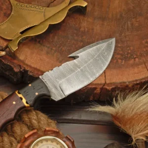 Hunter Knife (Fire Pattern) — Precision, Power, and Performance Forged in Fire